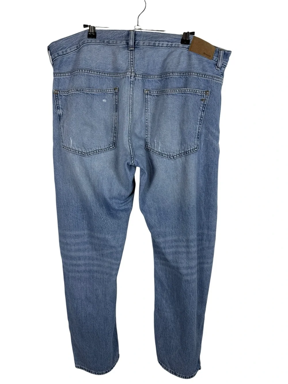 Madewell The Dean Easy Straight Jean in Northridge Wash: Airy Denim Edition 33